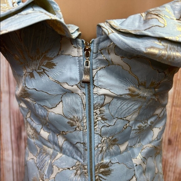 Lulu's Light Blue Floral Mini Dress - Picture 7 of 12